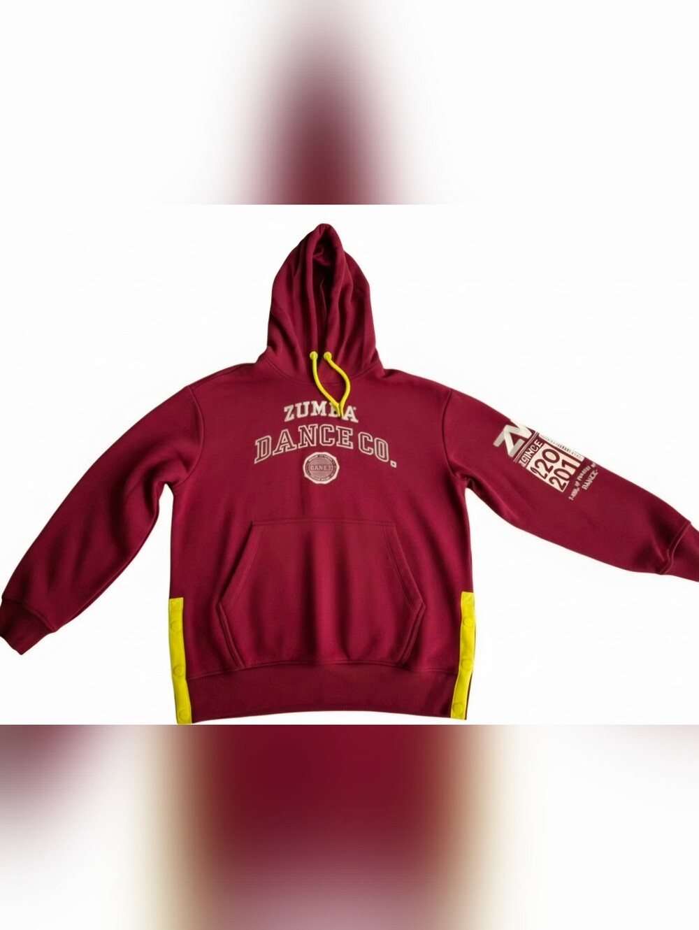 ​Official Zumba WEAR Dance Co. Maroon Pullover Hoodie Size Small